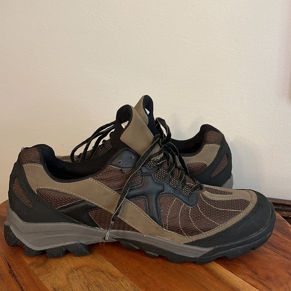 Wenger Swiss Military Mens Size 11 Hiking Shoes Brown Vibram‎ Sole EUC main image 6